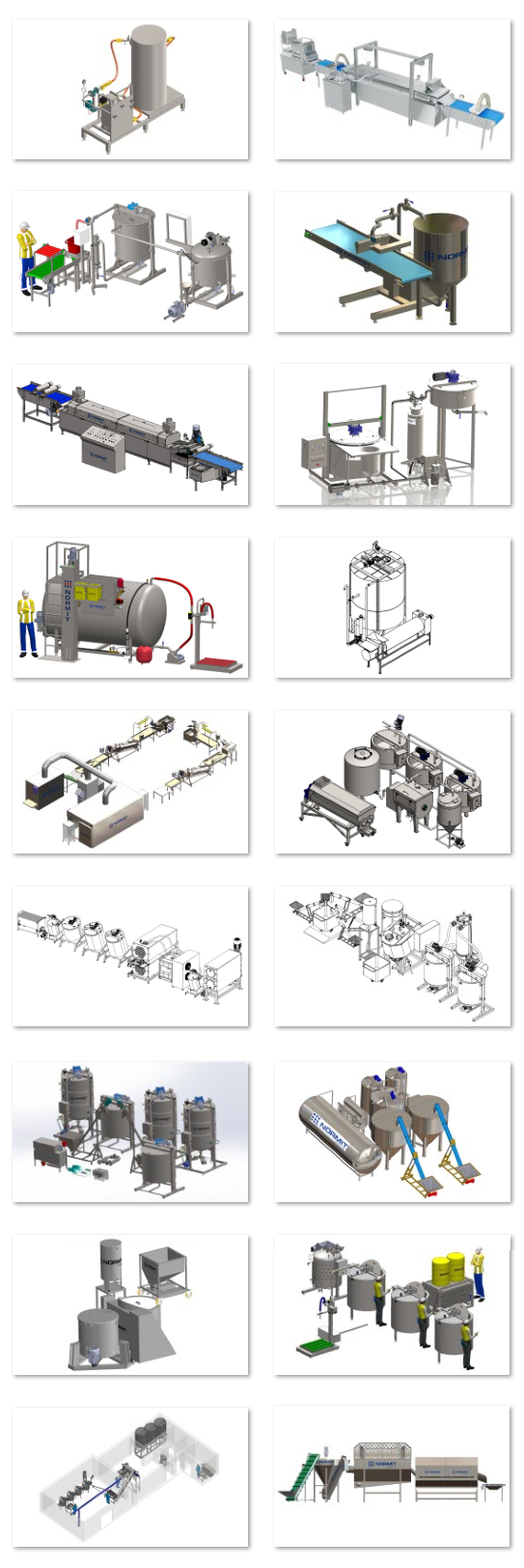 Food processing lines list 6